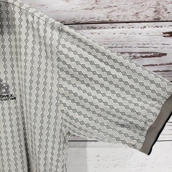 AM PLAYER Gray  100%Cotton Golf Polo Shirt Size Large - Picture 7 of 12